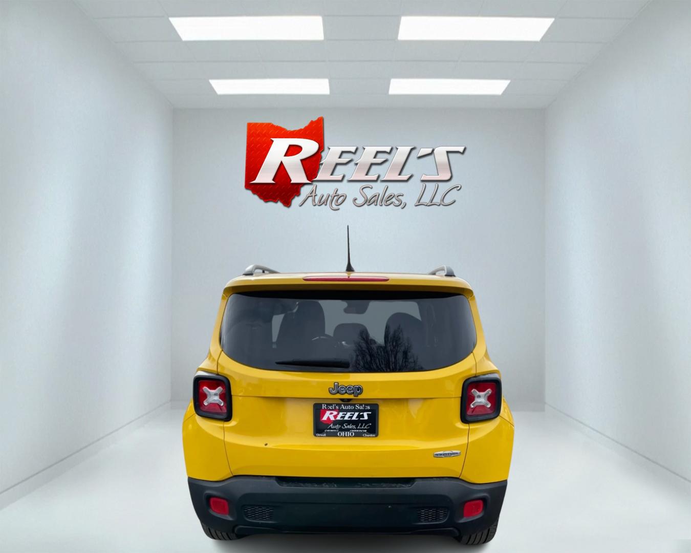 2017 Yellow /Black Jeep Renegade Latitude FWD (ZACCJABBXHP) with an 2.4L I4 DOHC 16V engine, 9-Speed Automatic transmission, located at 11115 Chardon Rd. , Chardon, OH, 44024, (440) 214-9705, 41.580246, -81.241943 - Photo#34